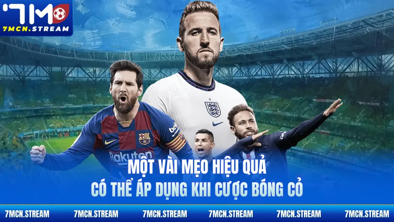 Một vài mẹo hiệu quả có thể áp dụng khi cược bóng cỏ 